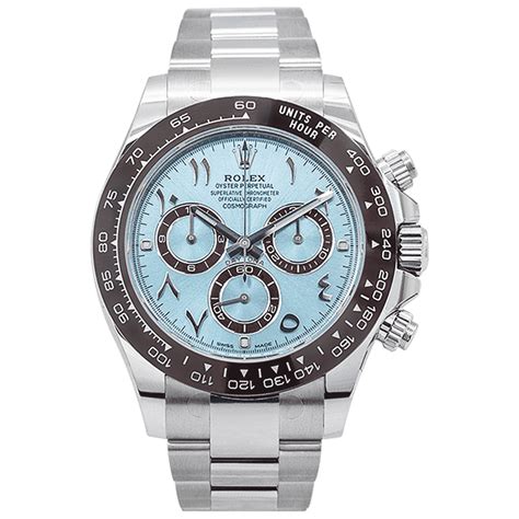 rolex daytona platin arabic dial|rolex cosmograph daytona 116506.